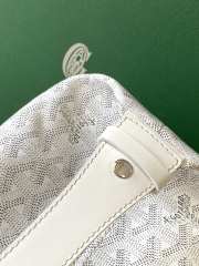 Uubags Goyard Toilet Ecrue Bag In White 23x13x12cm - 5