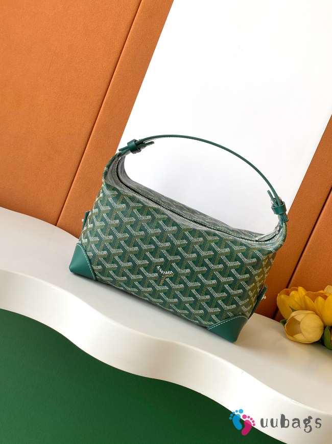 Uubags Goyard Toilet Ecrue Bag In Green 23x13x12cm - 1