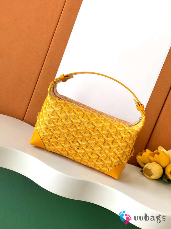 Uubags Goyard Toilet Ecrue Bag In Yellow 23x13x12cm - 1