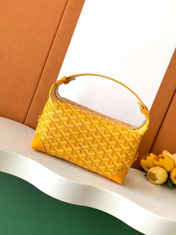 Uubags Goyard Toilet Ecrue Bag In Yellow 23x13x12cm