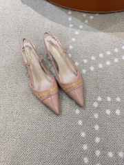 Uubags Dior High Heels Slingback In Beige 5cm - 6