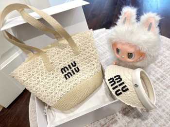 Uubags Set Miu Miu basket bag and hat 26cm