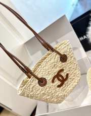 Uubags Set Chanel Straw Bag And Straw Hat  - 6