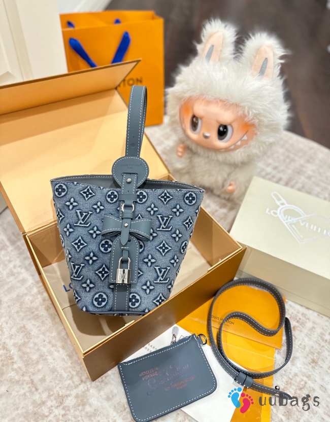Uubags Louis Vuitton All in BB Denim Bag 18x12x16cm - 1