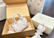 Uubags Louis Vuitton M25591 Nano Speedy Dream Beige Bag 16x10x7.5cm - 6