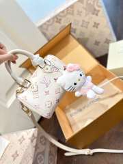 Uubags Louis Vuitton M25591 Nano Speedy Dream Beige Bag 16x10x7.5cm - 4