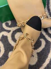 Uubags Chanel High Boots Sheepskin & Grosgrain In Beige/ Black 5cm - 2