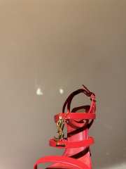 Uubags YSL high heel sandals in red 10.5cm  - 2