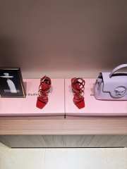 Uubags YSL high heel sandals in red 10.5cm  - 3