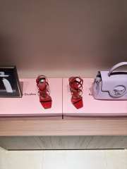 Uubags YSL high heel sandals in red 10.5cm  - 5
