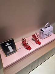 Uubags YSL high heel sandals in red 10.5cm  - 6