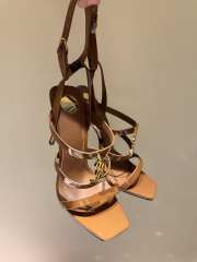 Uubags YSL high heel sandals in brown 10.5cm - 1