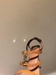 Uubags YSL high heel sandals in brown 10.5cm - 6
