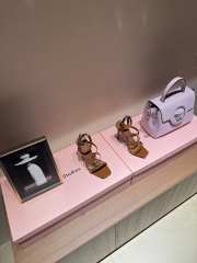 Uubags YSL high heel sandals in brown 10.5cm - 4