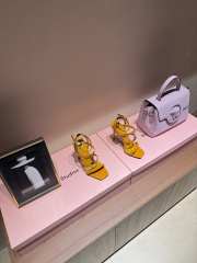 Uubags YSL high heel sandals in yellow 10.5cm - 5
