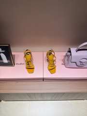 Uubags YSL high heel sandals in yellow 10.5cm - 4