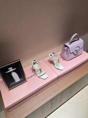 Uubags YSL high heel sandals in white 10.5cm - 6