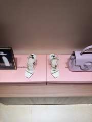 Uubags YSL high heel sandals in white 10.5cm - 5