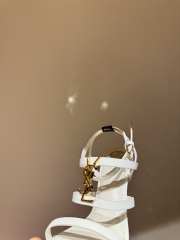 Uubags YSL high heel sandals in white 10.5cm - 2