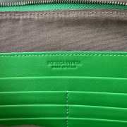 Uubags Bottega Veneta leather clutch bag in green 30x20cm - 2