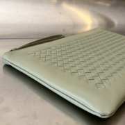Uubags Bottega Veneta leather clutch bag in travertine 30x20cm - 3