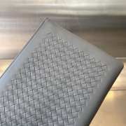 Uubags Bottega Veneta leather clutch bag in grey 30x20cm - 2