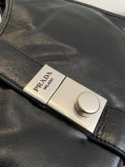 Uubags Prada medium leather tote bag in black 32x15x21cm - 3