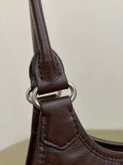 Uubags Prada large leather tote bag in dark brown 40x20x30cm - 3