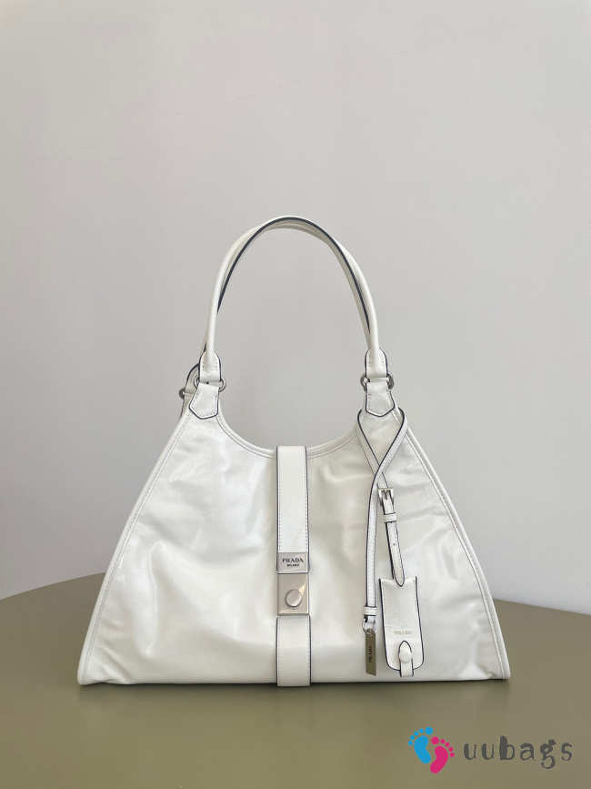 Uubags Prada large leather tote bag in white 40x20x30cm - 1
