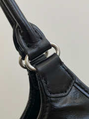 Uubags Prada large leather tote bag in black 40x20x30cm - 5