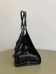 Uubags Prada large leather tote bag in black 40x20x30cm - 3