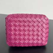 Uubags Bottega Veneta Parachute intrecciato leather bag in cinnabar 21x17x16.5cm - 3