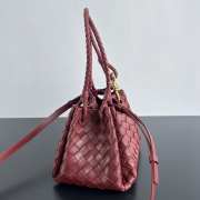 Uubags Bottega Veneta Parachute intrecciato leather bag in sapele 21x17x16.5cm - 6