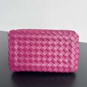 Uubags Bottega Veneta Parachute intrecciato leather bag in cinnabar 29.5x18.5x17.5cm - 4