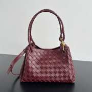 Uubags Bottega Veneta Parachute intrecciato leather bag in sapele 29.5x18.5x17.5cm - 1