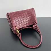 Uubags Bottega Veneta Parachute intrecciato leather bag in sapele 29.5x18.5x17.5cm - 5