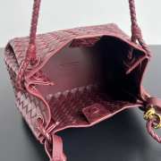 Uubags Bottega Veneta Parachute intrecciato leather bag in sapele 29.5x18.5x17.5cm - 4