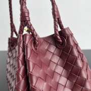 Uubags Bottega Veneta Parachute intrecciato leather bag in sapele 29.5x18.5x17.5cm - 2