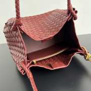 Uubags Bottega Veneta Large Parachute intrecciato leather bag in sapele 30x26x20cm - 2