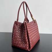 Uubags Bottega Veneta Large Parachute intrecciato leather bag in sapele 30x26x20cm - 3