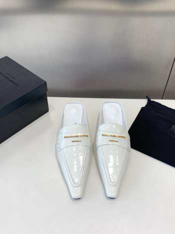 Uubags Alexander Wang Pointed Toe High Pump In White