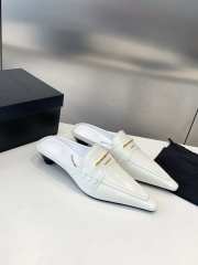 Uubags Alexander Wang Pointed Toe High Pump In White - 5