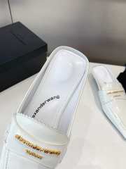 Uubags Alexander Wang Pointed Toe High Pump In White - 4
