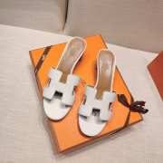 Uubags Hermes Oasis sandal white 5cm - 1
