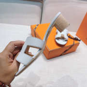 Uubags Hermes Oasis sandal white 5cm - 4