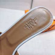 Uubags Hermes Oasis sandal white 5cm - 3
