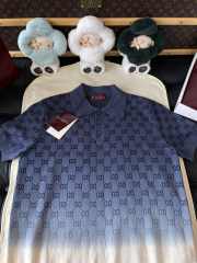 Uubags Gucci Polo Gradient Knit Shirt - 2