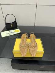 Uubags Fendi Cut Baguette Ankle Strap Pump 5cm 01 - 6