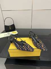 Uubags Fendi Cut Baguette Ankle Strap Pump 5cm 02 - 1