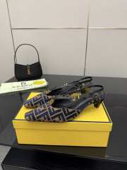 Uubags Fendi Cut Baguette Ankle Strap Pump 5cm 02 - 2